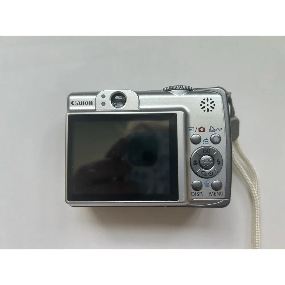 Canon PowerShot A560 Silver w/box & SD Card TESTED Excellent Condition M72